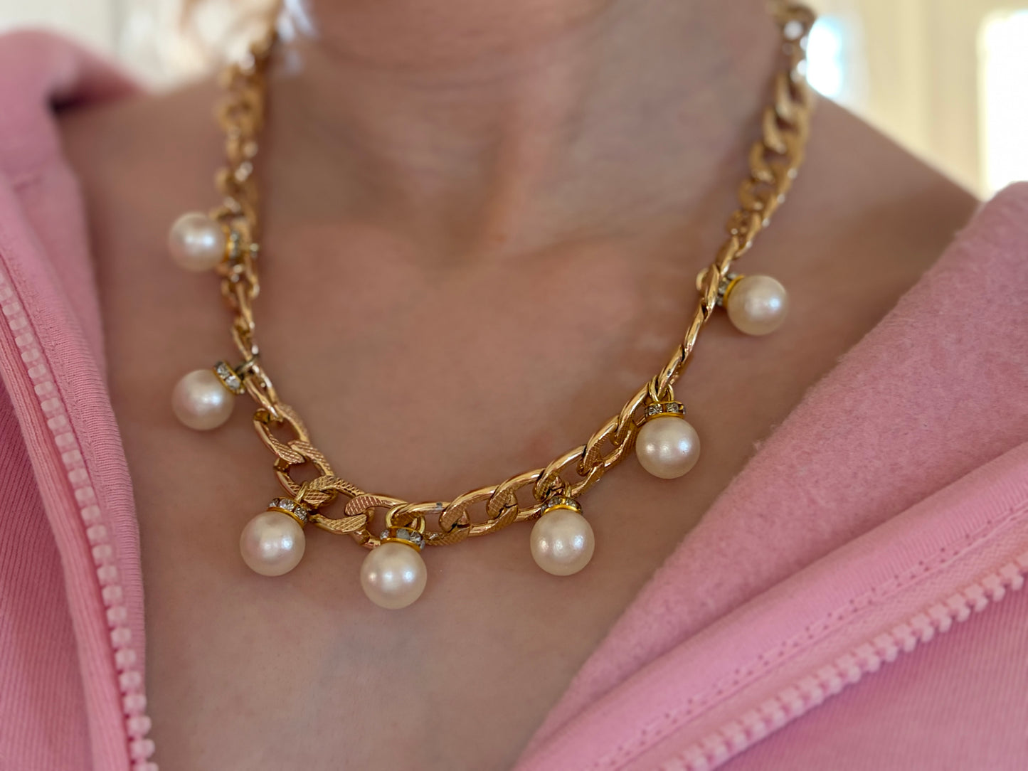 Pearl drop necklace❣️