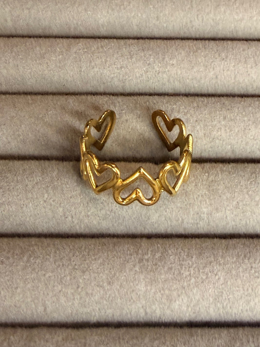 "Lots Of Love" Guld Ring