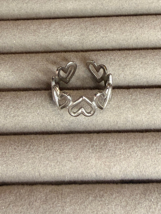 "Lots Of Love" Silver Ring