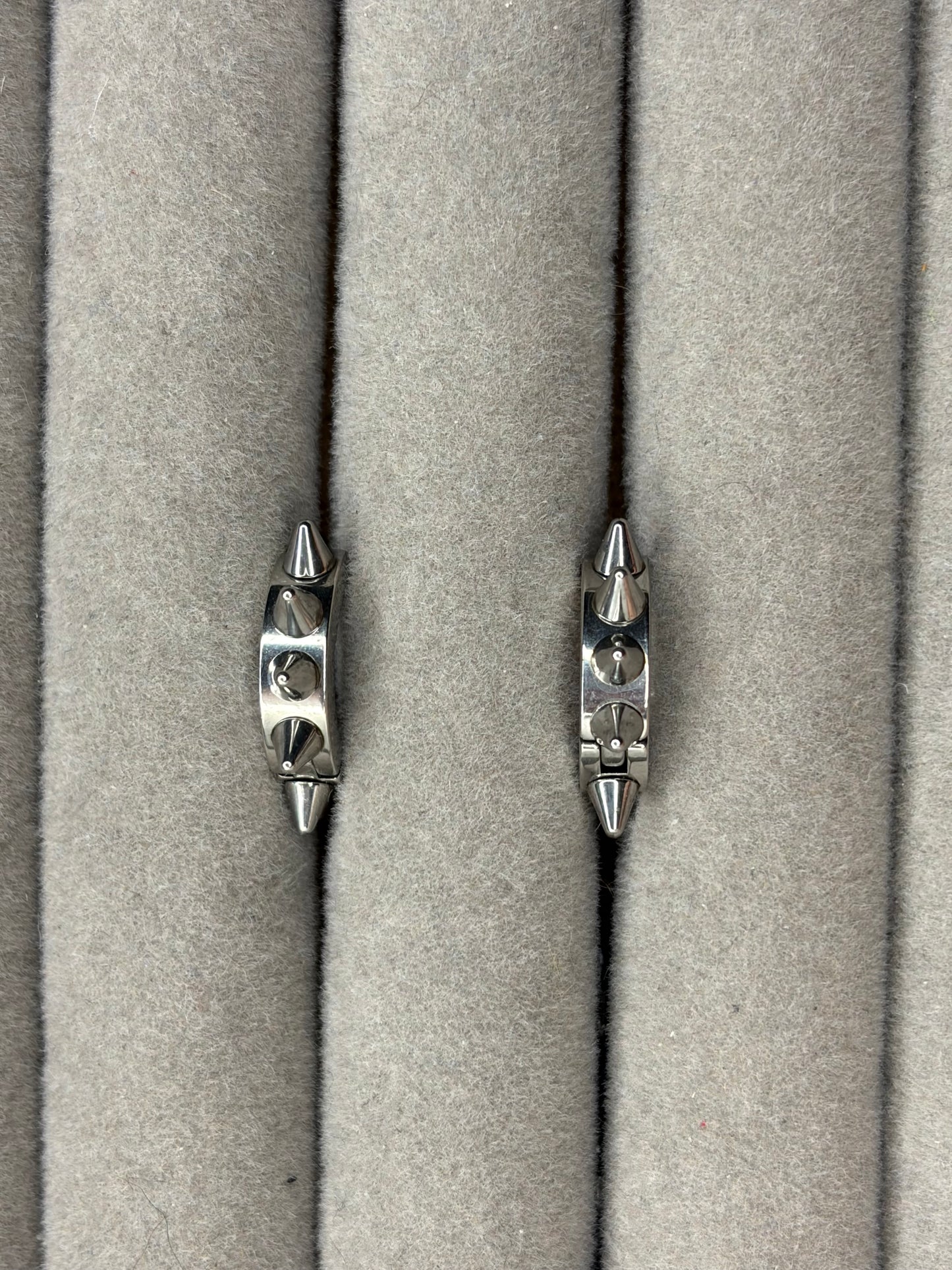 Twillight Hoop Silver Earrings