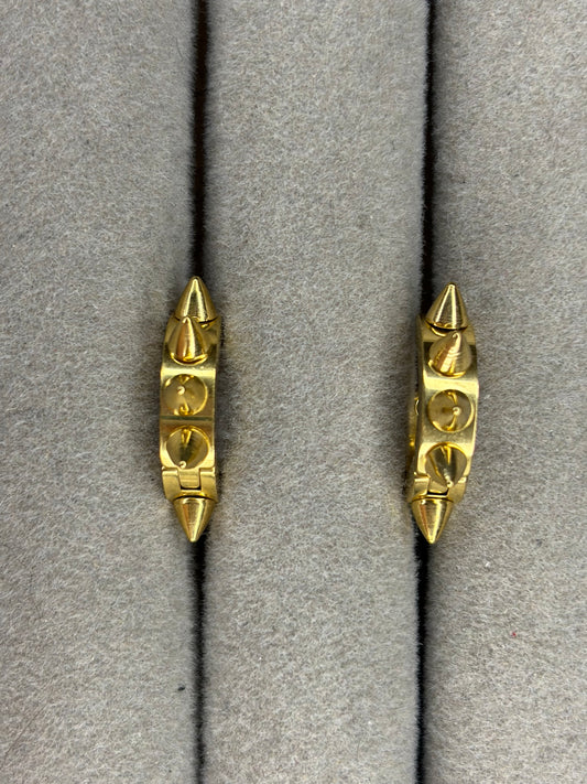 Twillight Hoop Guld Earrings