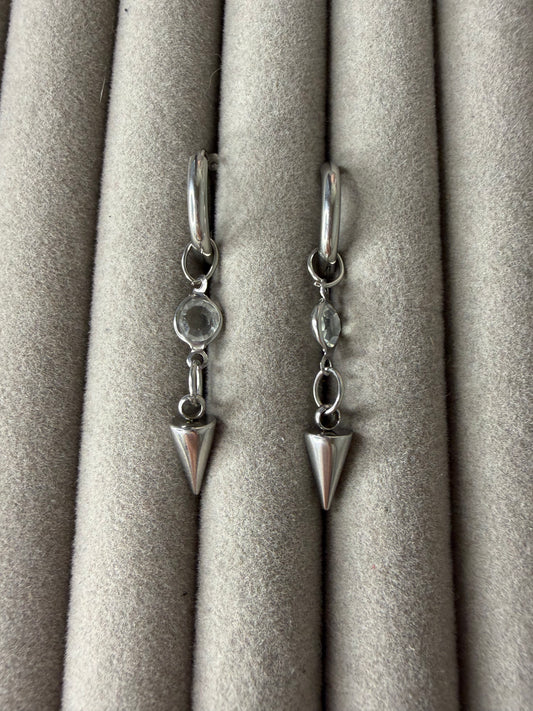 Lo Earrings Silver