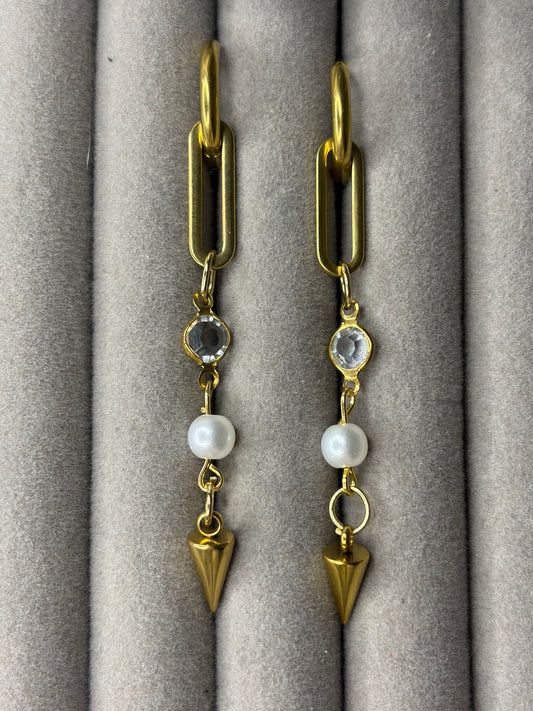 Stella Earrings Guld!