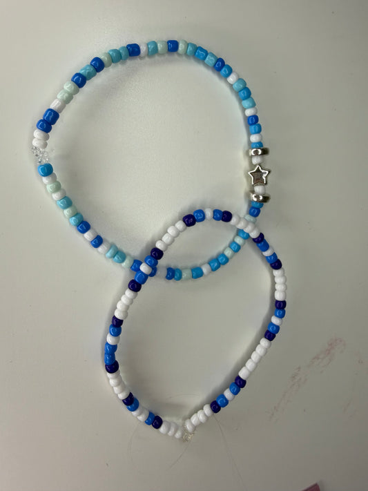 Starlight + summer in Greece Bracelet sett!🤍