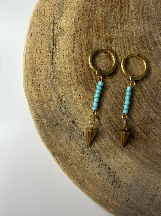 Beaded Ebbi Earrings Guld❣️