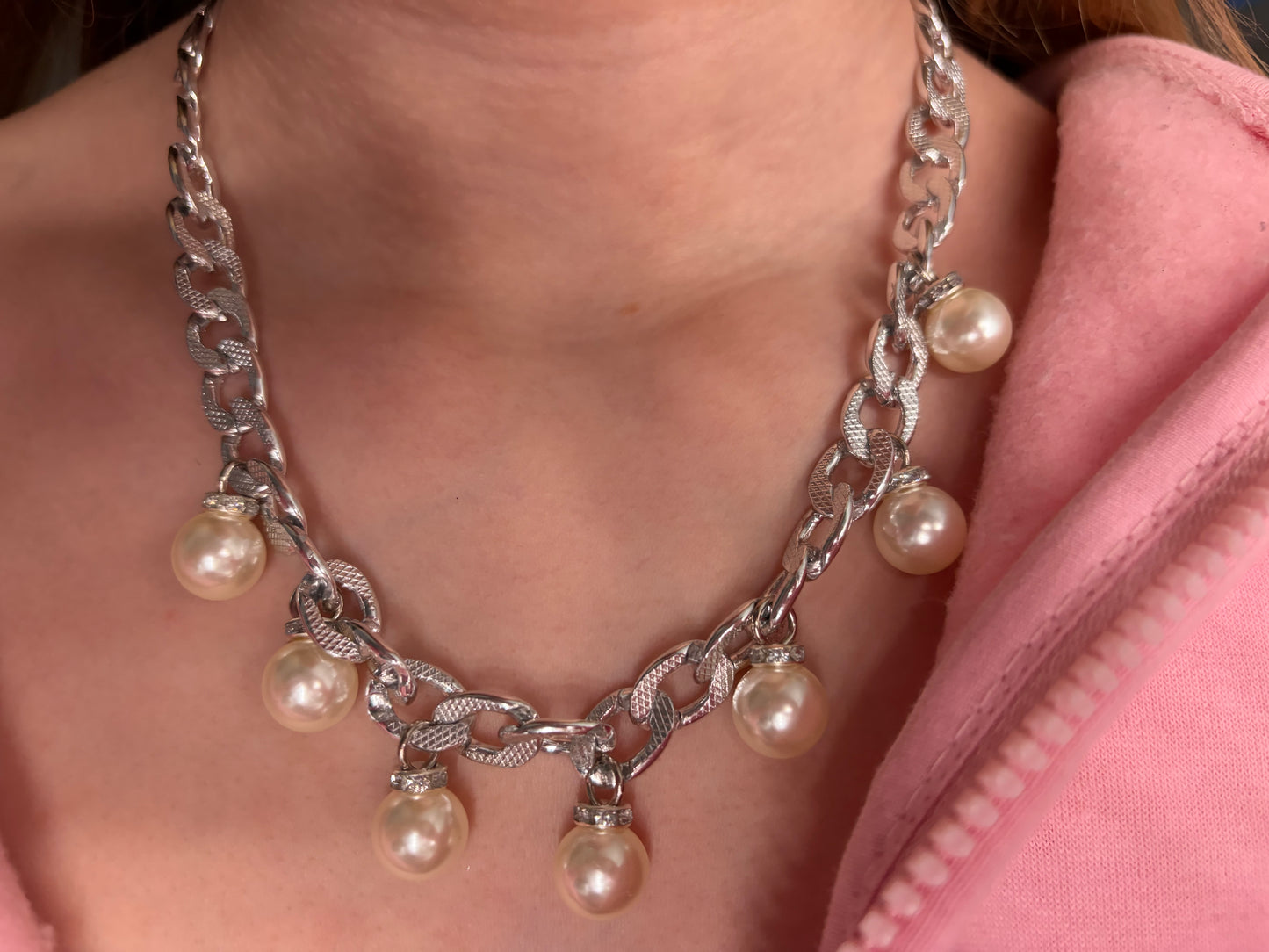 Pearl drop necklace❣️