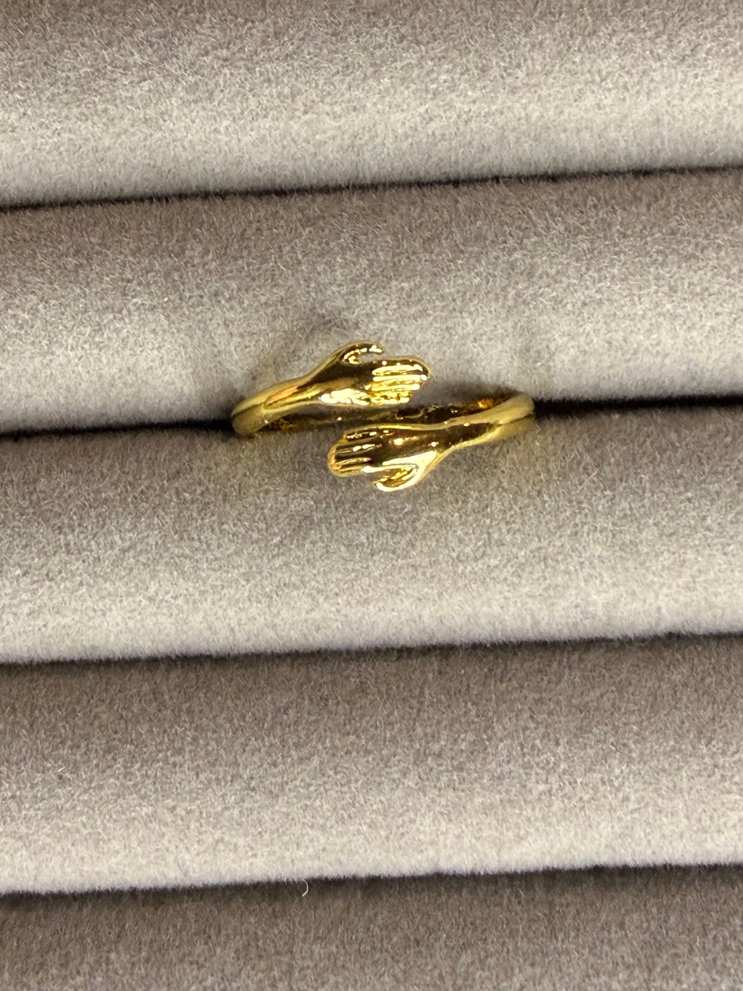 "Hug" Guld Ring